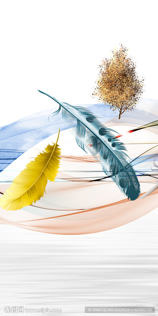 极简欧式新晶瓷画 TIf分层