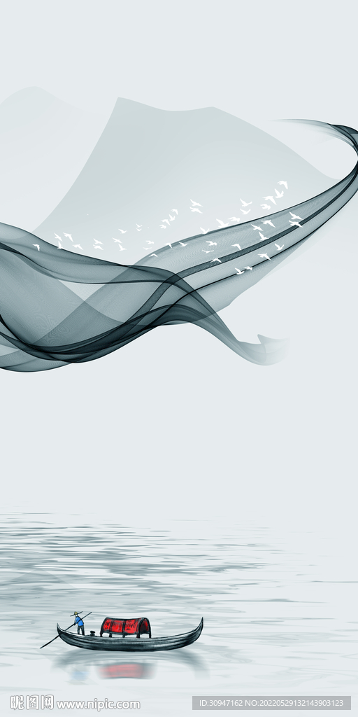 现代最新中式玄关 TiF分层