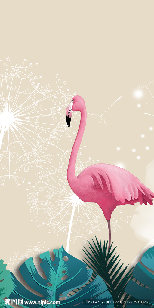 最新 火烈鸟晶瓷画 TIf分层