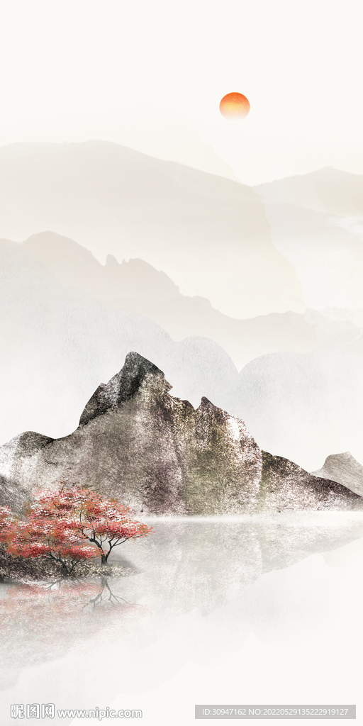 现代新装饰玄关画 TiF分层