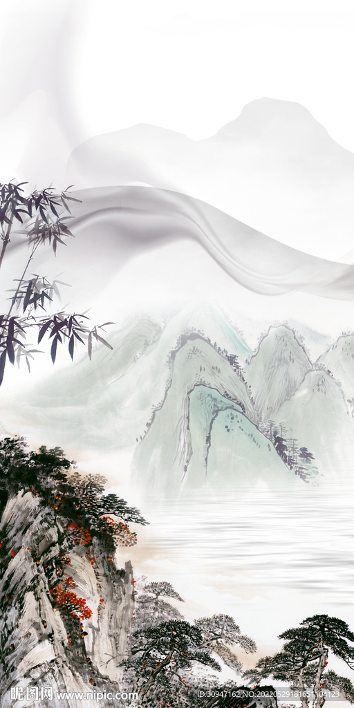 高清 新装饰玄关画 TiF分层