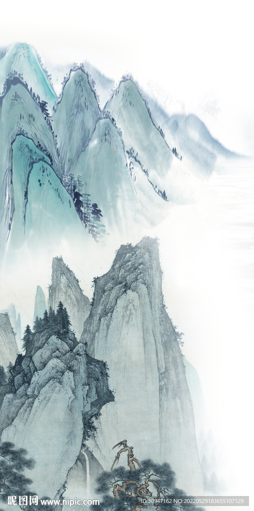 国画 新玄关无框画 TiF分层