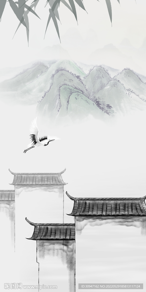 爆款最新款玄关画 TiF分层