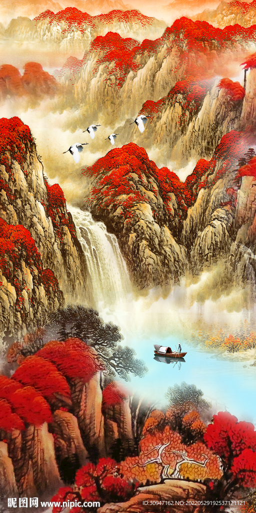 高清 新玄关背景画 TiF分层