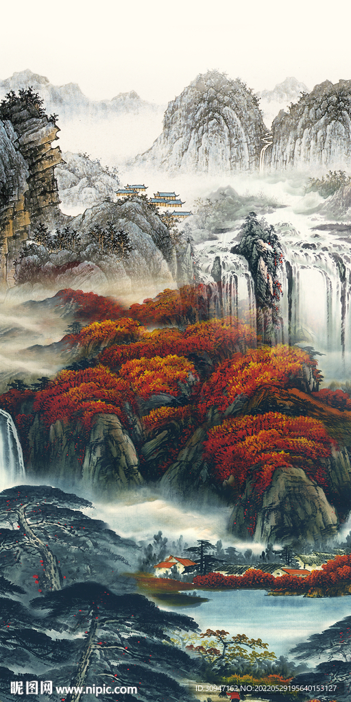 人气 玄关风景框画 TiF分层