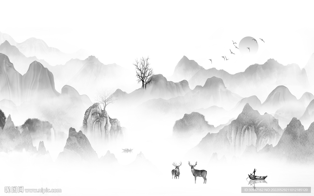 高大上最新风景山水 Tif分层