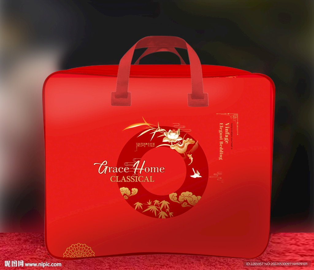 家纺被子包装(展开平面图)