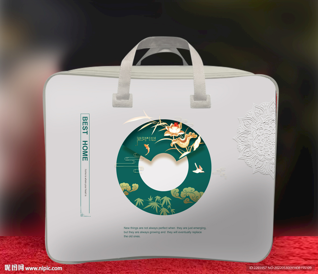 家纺被子包装(展开平面图)