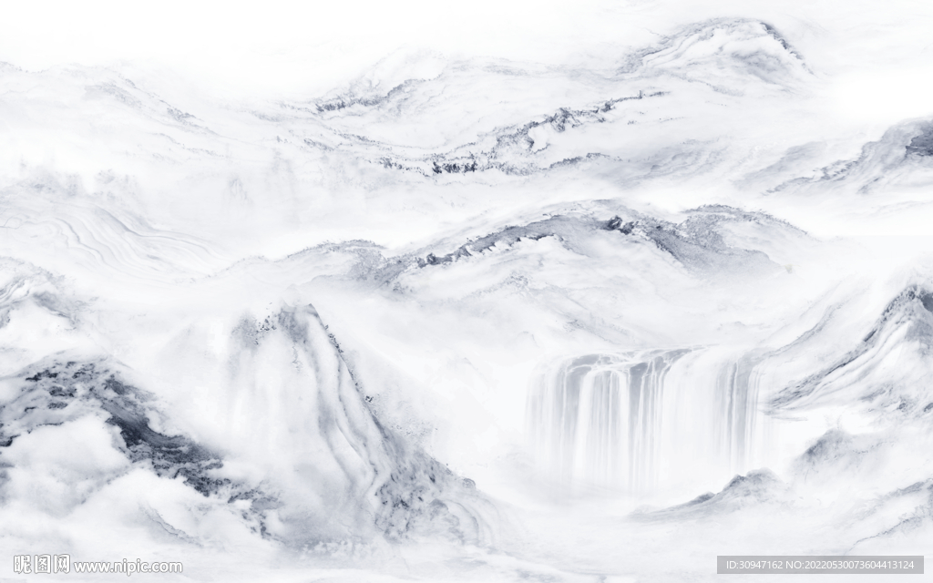 客厅 风景画新山水 TIf分层