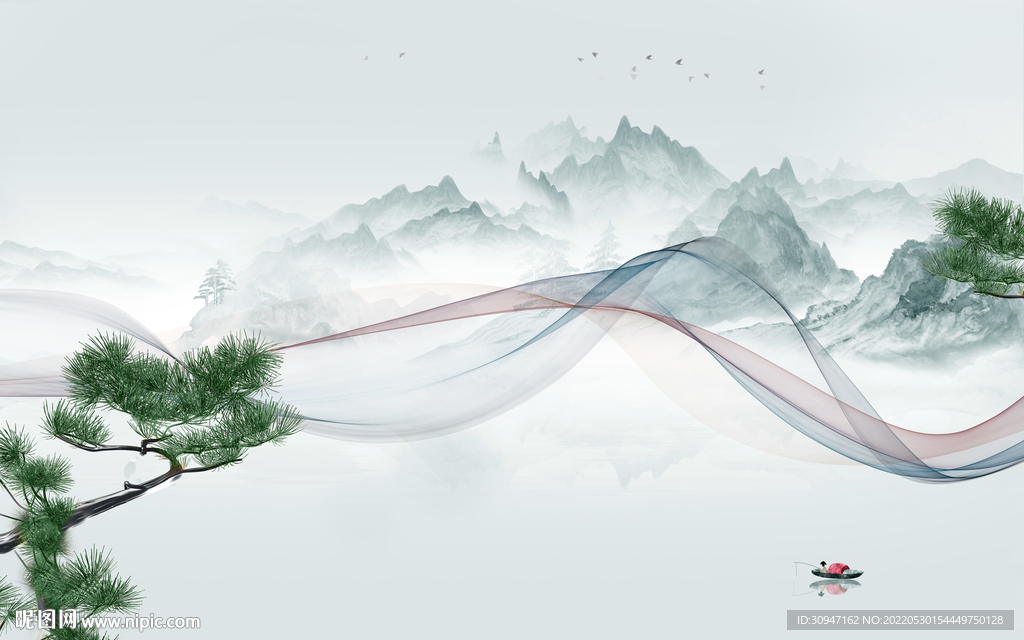 最新款高雅山水 TIf分层