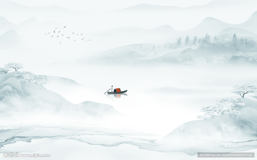 客厅人气高端山水 TIf分层