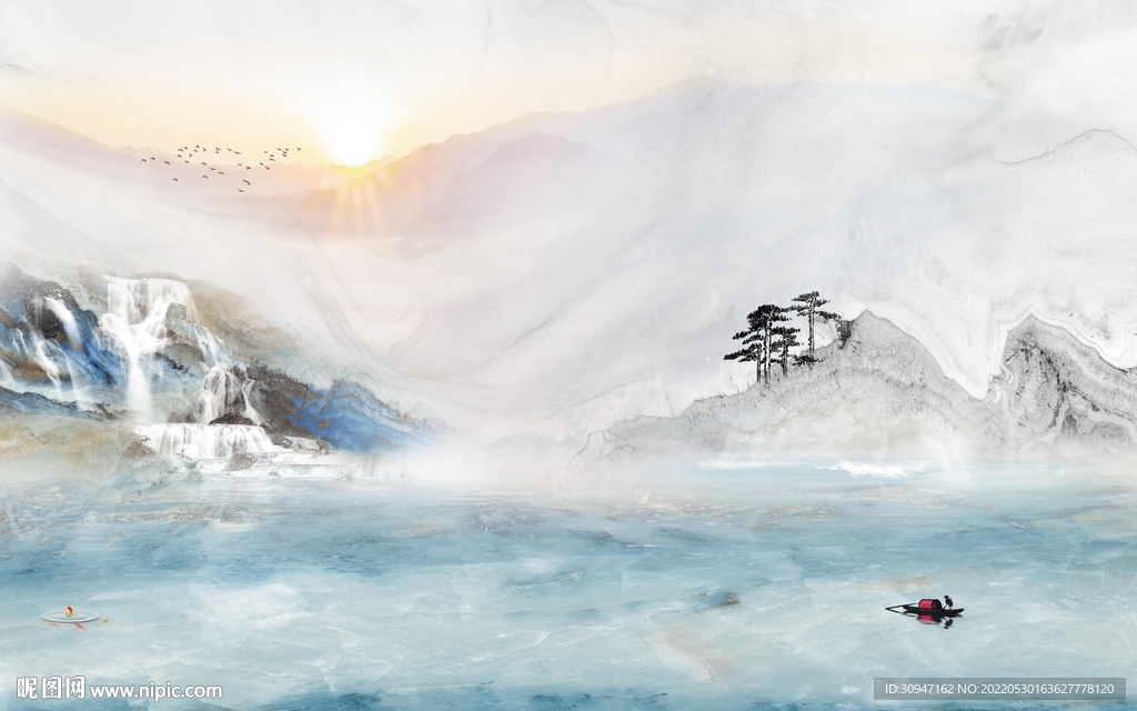 最新人气高端山水 TIf分层