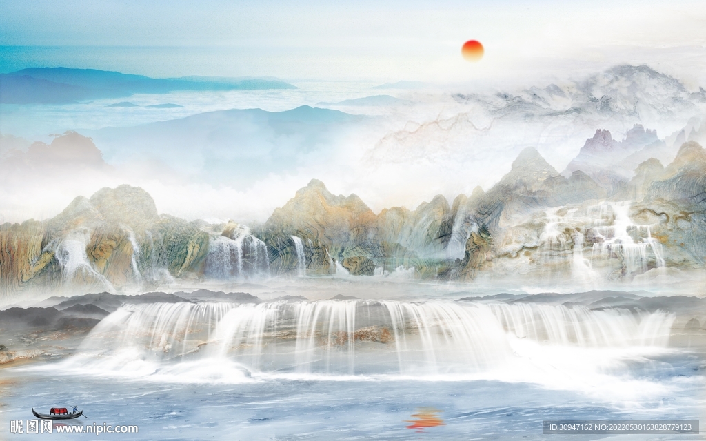 大理石人气高端山水 TIf分层