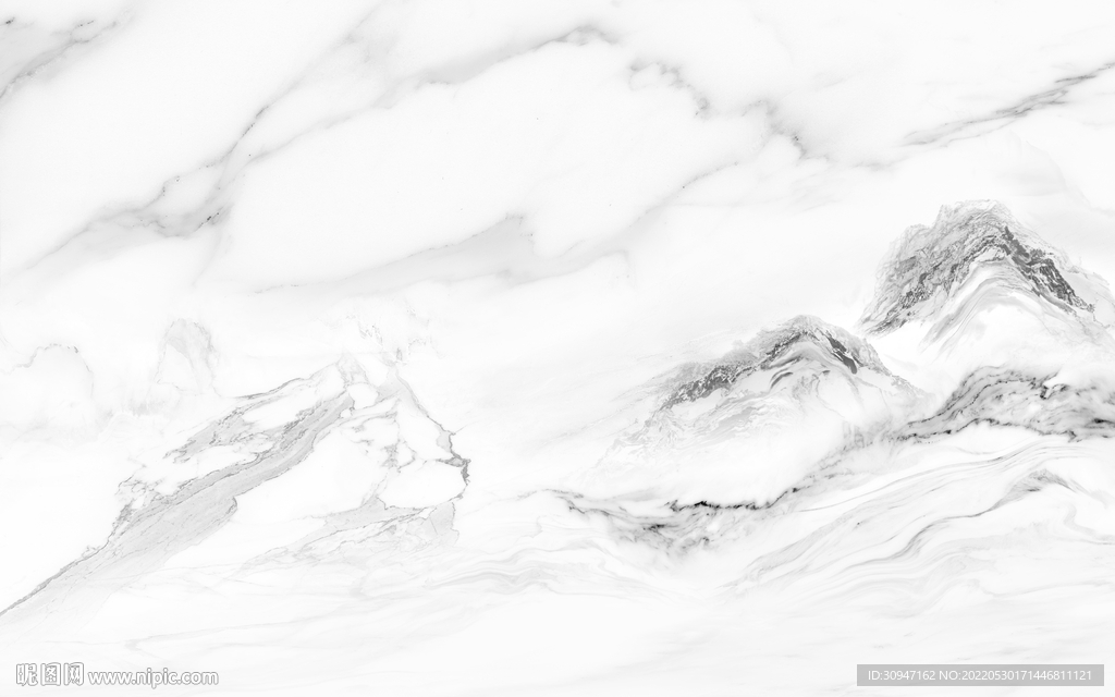 爵士白现代最新山水 TIf分层