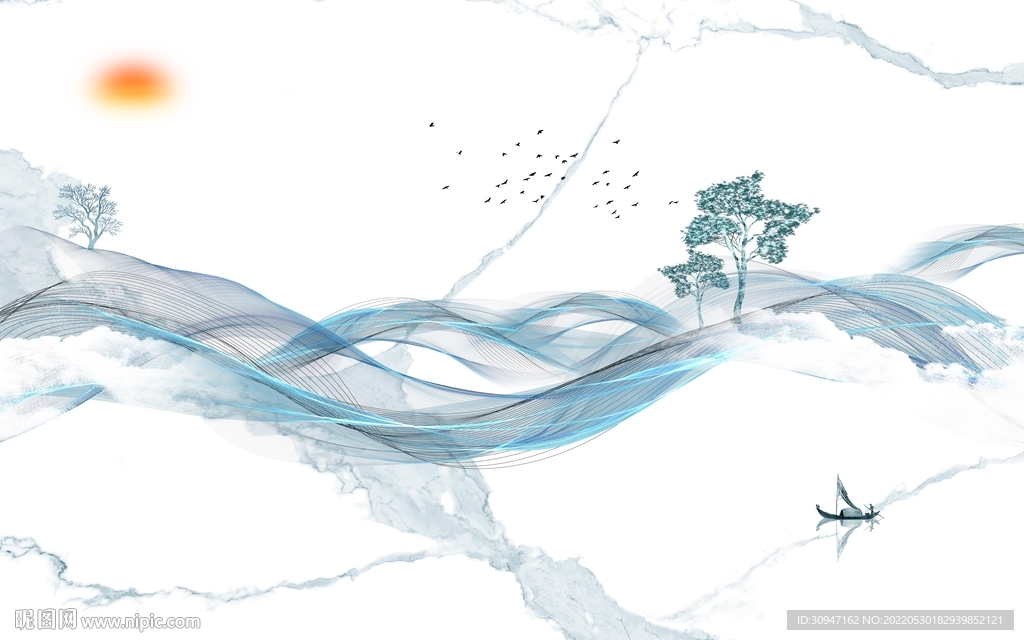 爵士白爆款人气山水 TIf分层