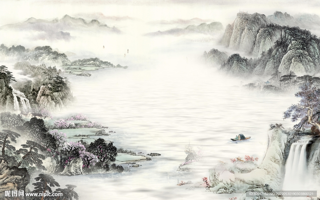 新款风景最新山水 TIf分层