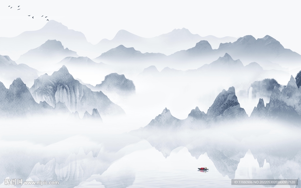 客厅高端背景墙画 Tif分层