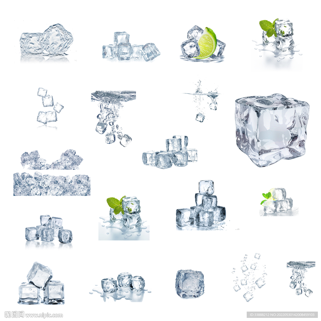 冰块素材