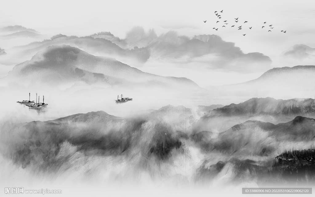 新上架大气高端山水 Tif分层