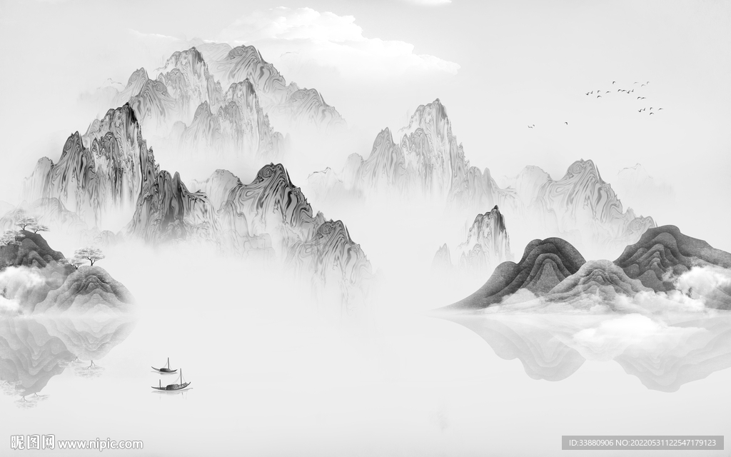 人气最新高端山水 tiF分层