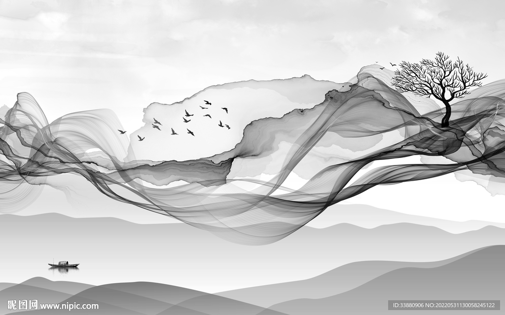 高档 最新高端山水 tiF分层