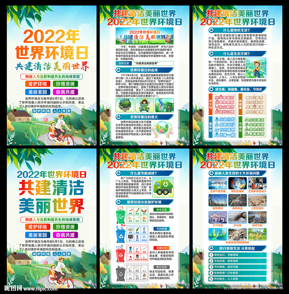 2022六五环境日宣传展板