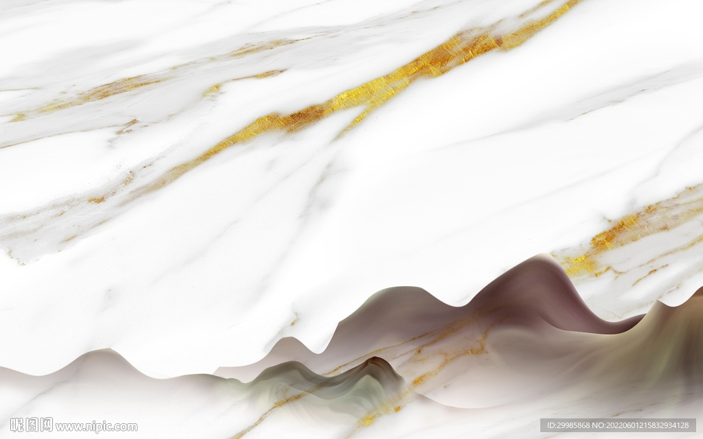 背景墙山水雅士白纹 TIf合层