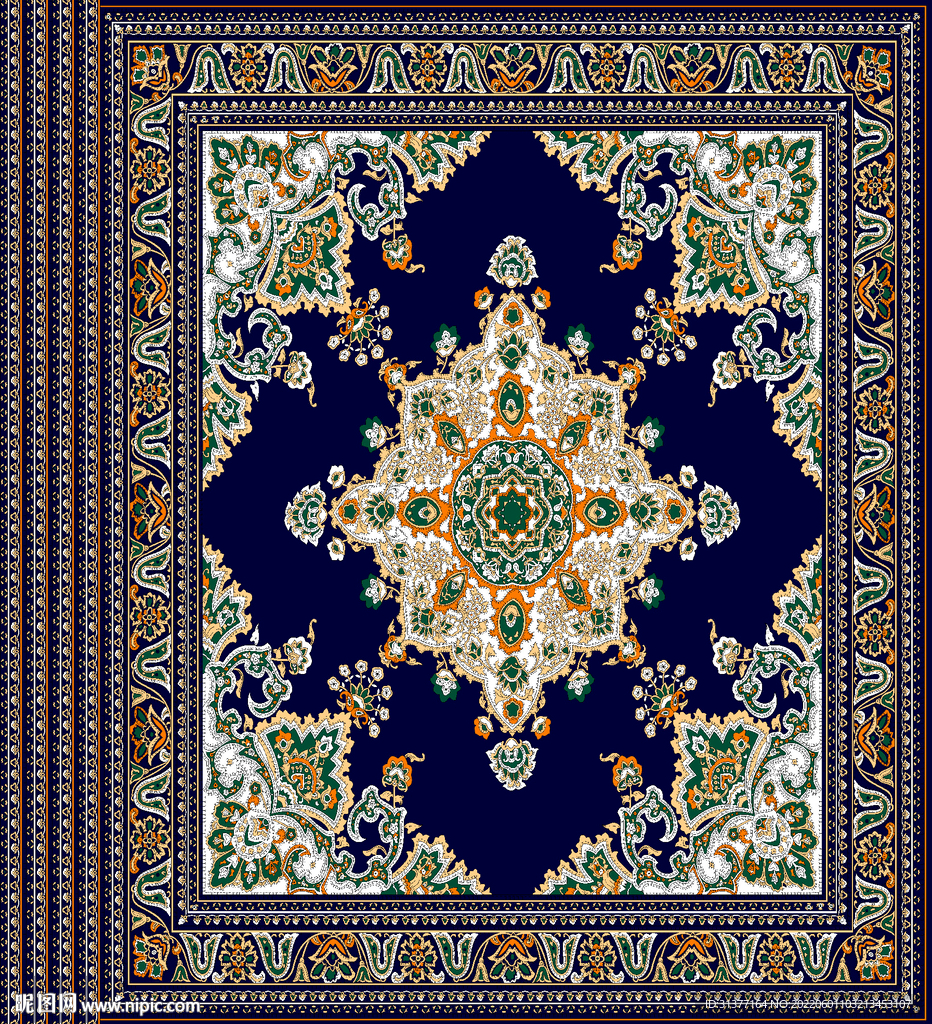 民族风方巾图案