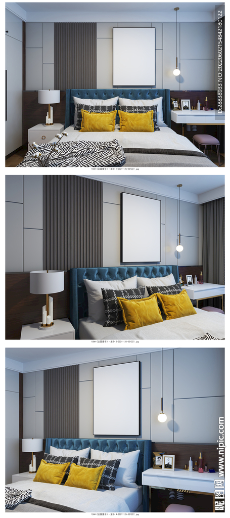 壁画框画样机 装饰画 主图模板