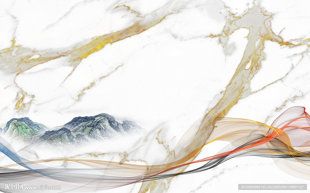 线条最新雅士白纹 TIf分层