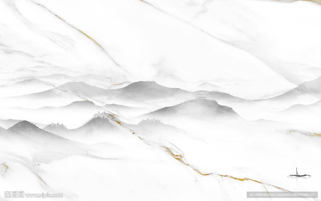 奢华最新雅士白纹 TIf分层