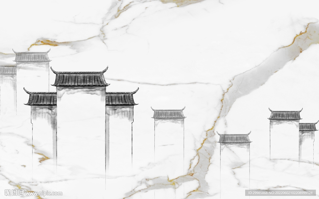 徽派最新雅士白纹 TIf分层