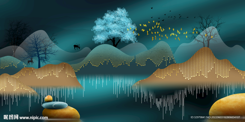 新款晶瓷装饰画 TIF分层 