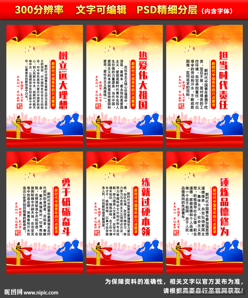 新时代中国青年的六点要求