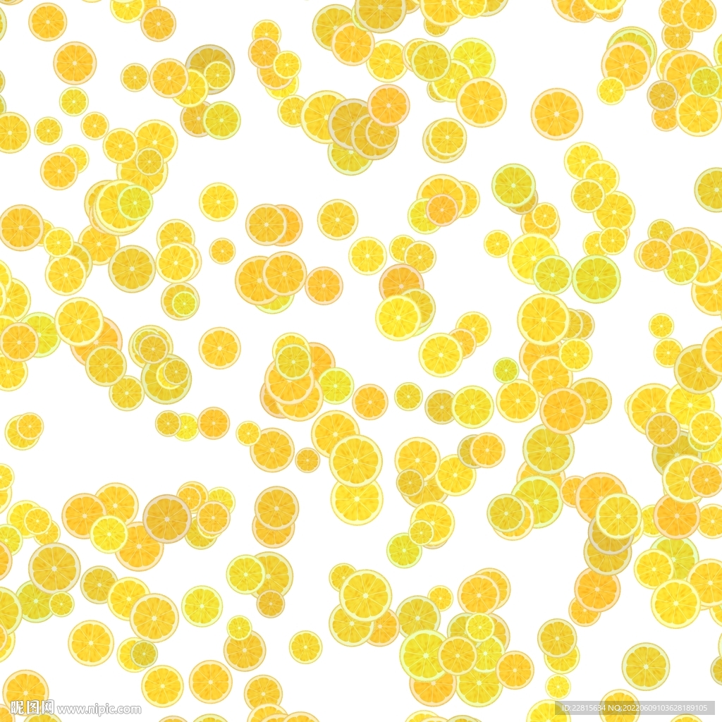 水彩手绘水果无缝拼接壁纸