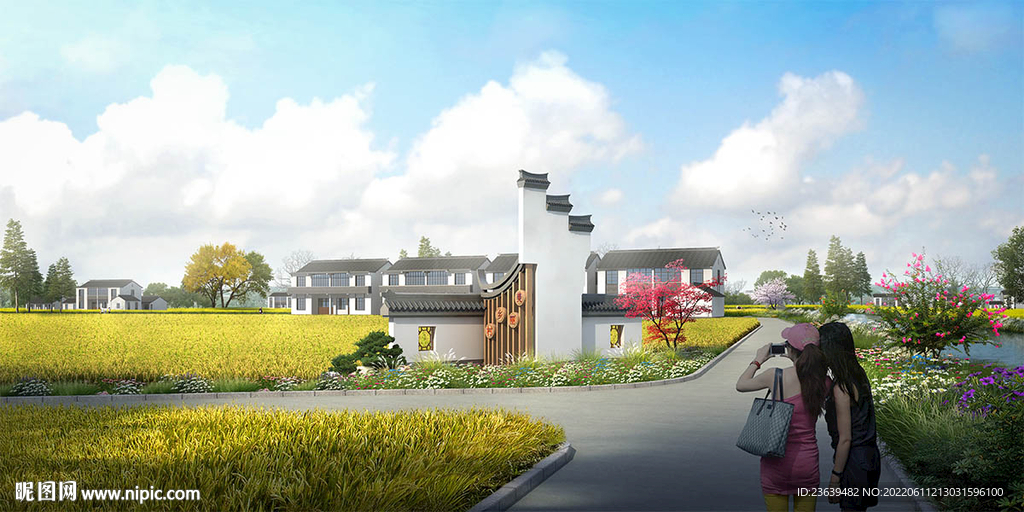 美丽乡村设计效果图
