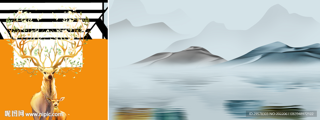 豪华 晶瓷装饰画 TiF分层 