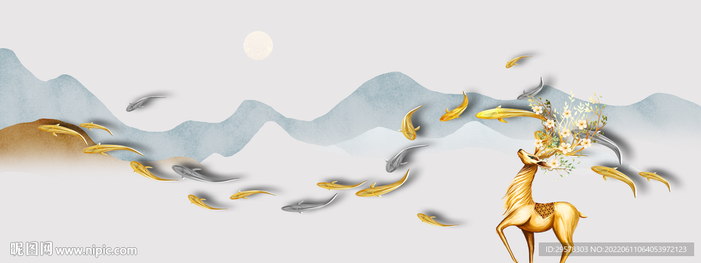 奢华晶瓷装饰画 TiF分层 