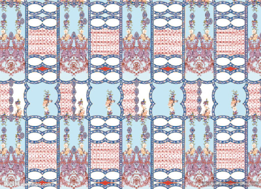 大牌腰果 格子花