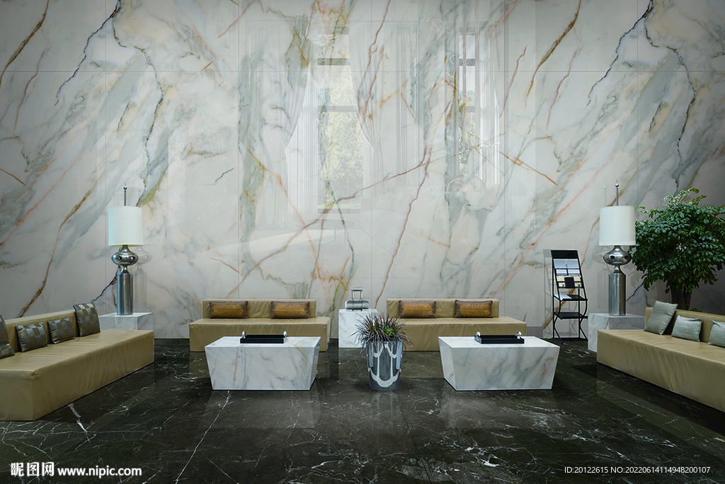 岩板分层效果图