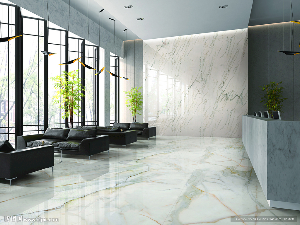 岩板分层效果图