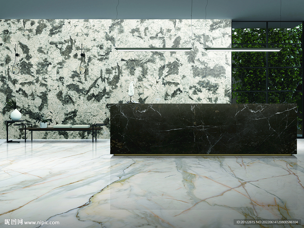 岩板分层效果图