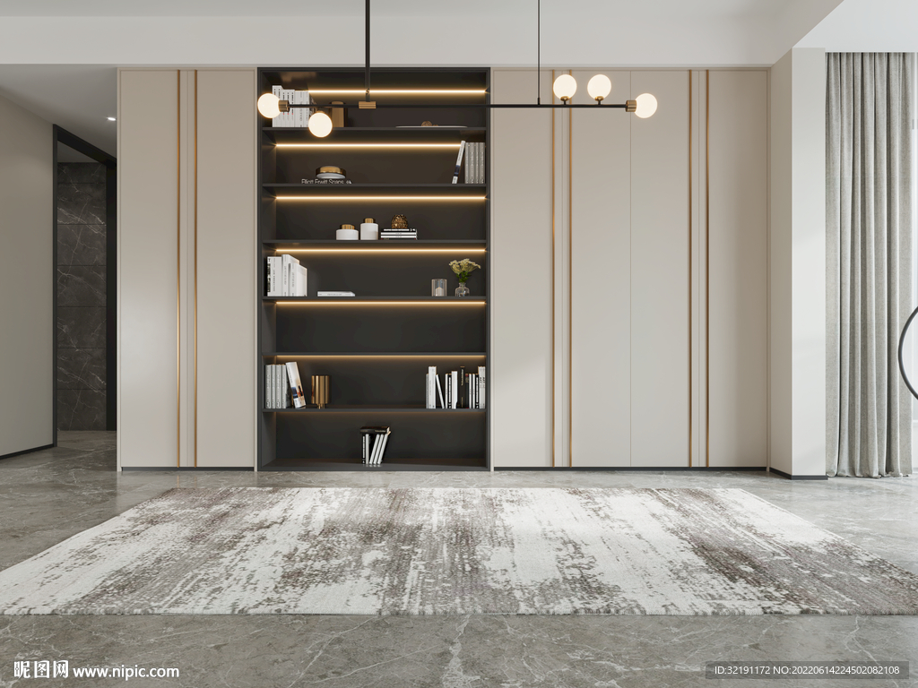 现代客餐厅背景墙