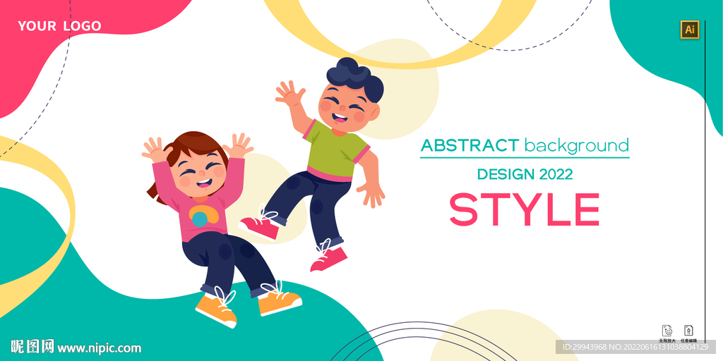 创意卡通男孩女孩