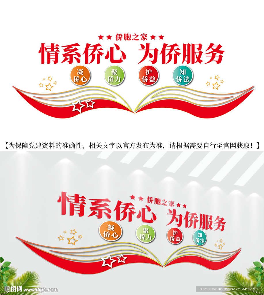 为侨服务侨胞之家文化墙