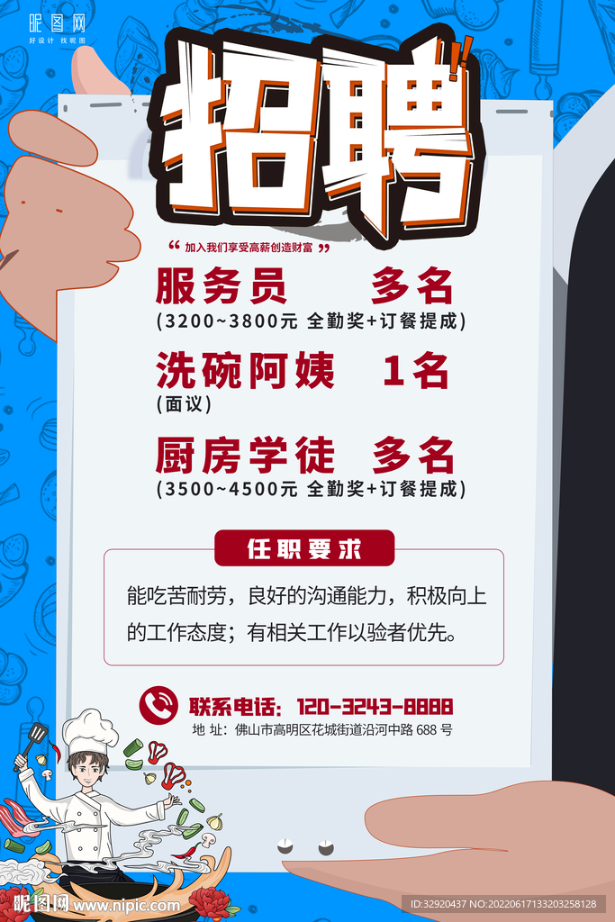 餐饮招聘图片