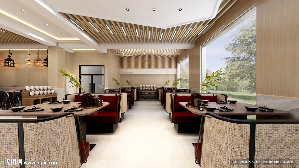 高端餐厅装修效果图