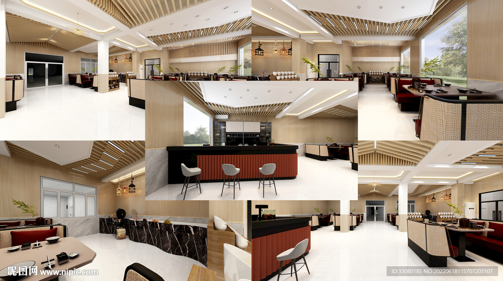 高端餐厅装修设计合计