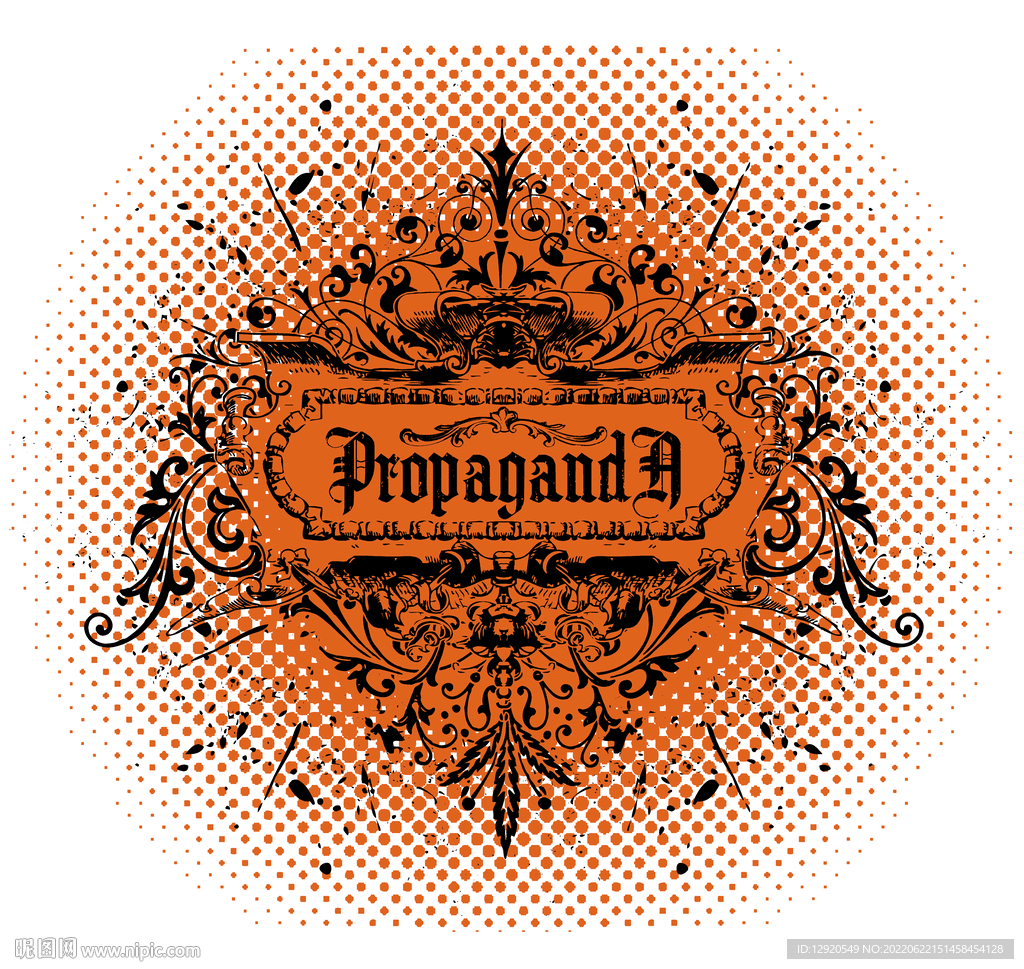 大牌数码裁片英文抽象