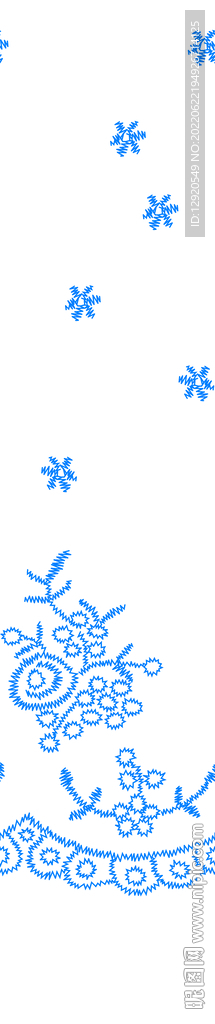 数码定位花雪花